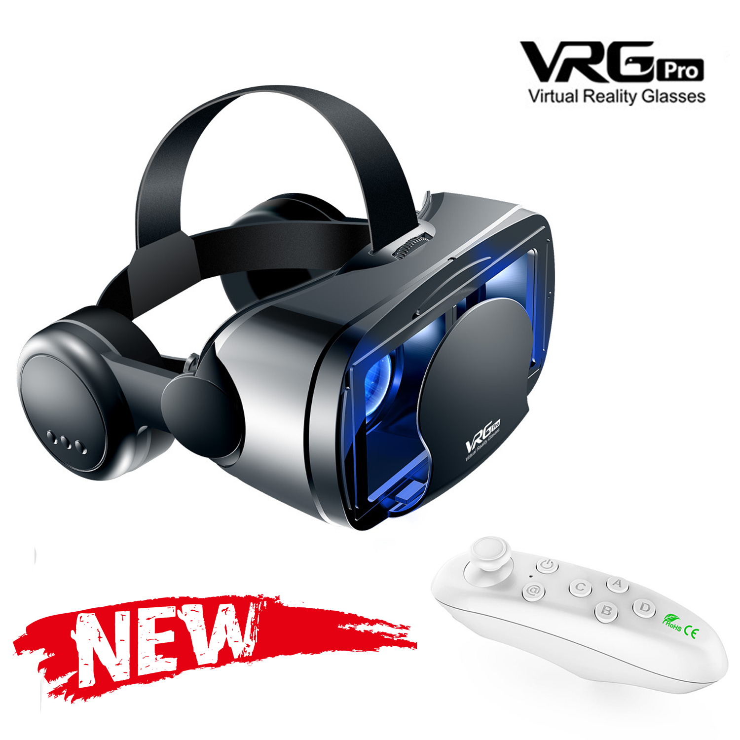 VR Headset Compatible with iPhone & Android VRG Pro VR Headset for