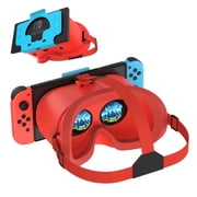 Upgraded VR Headset for Nintendo Switch & OLED Model, Virtual Reality Glasses with Adjustable HD Lenses & Comfortable Head Strap, 3D Goggles for Switch OLED VR Games, Cool Kids Stuff for Boys & Girls