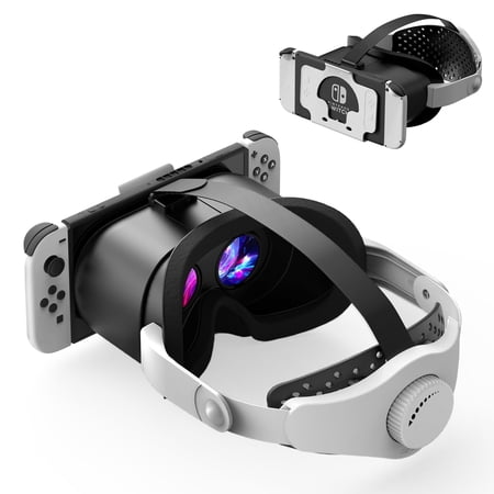 VR Headset for Nintendo Switch & Switch OLED | Upgraded 3D Goggles with Adjustable Lenses & Comfort Strap | Virtual Reality Gaming Kit for Holiday Gifts & Family Fun