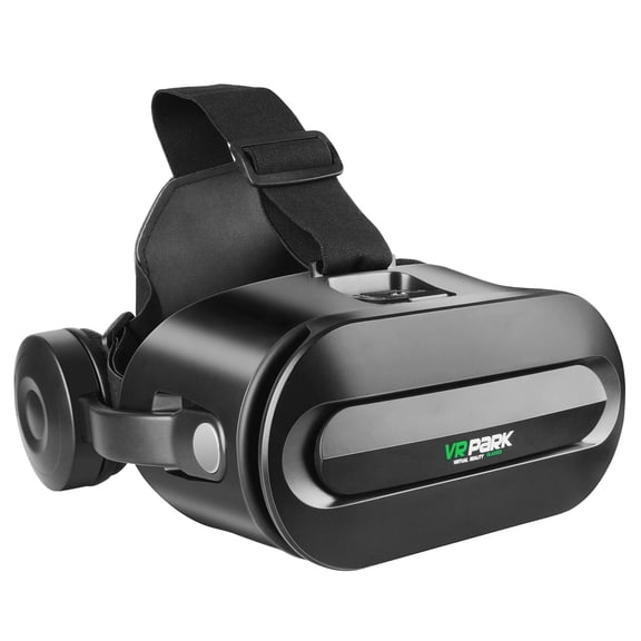 VR Headset for Phone, 3D Glasses Virtual Reality Headset with Bluetooth Headphone, VR Glasses for TV,Movies&Video Games with Adjustable Pupil Distance VR Goggles for iPhone/Android,Black,FCC Approved