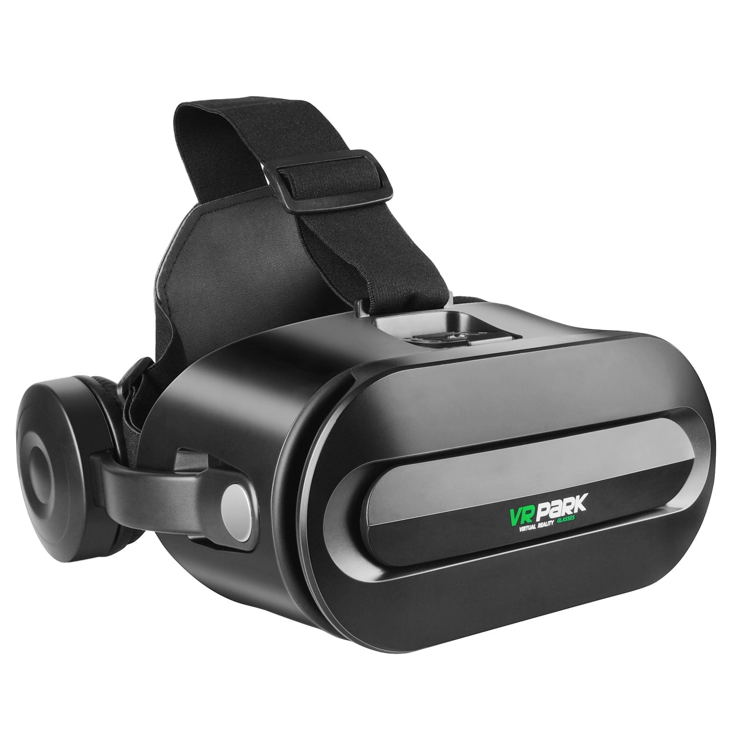 VR Headset for Phone, 3D Glasses Virtual Reality Headset with Bluetooth Headphone, VR Glasses for TV,Movies&Video Games with Adjustable Pupil Distance VR Goggles for iPhone/Android,Black,FCC Approved