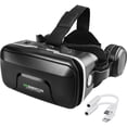 thumbnail image 1 of VR Headset for Phone, 3D Virtual Reality Headset for VR Games & 3D Movie, VR Glasses with Adjustable Pupil Distance VR Goggles, Virtual Reality Headset for iPhone/Android, Fits 4.7"-7.2" Devices, 1 of 7