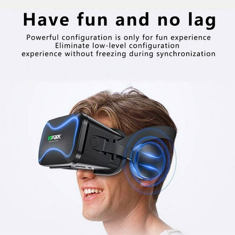 VR Stereo Helmet With Handle Virtual Reality 3D Glasses IPhone/Android/PC 4.7-6.7'' Cellphone Games Movies Walmart.com