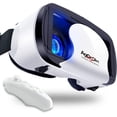 thumbnail image 1 of VR Headset with Controller Adjustable 3D VR Glasses Virtual Reality Headset HD Blu-ray Eye Protected Support 5~7 Inch for Phone/Android, 1 of 9