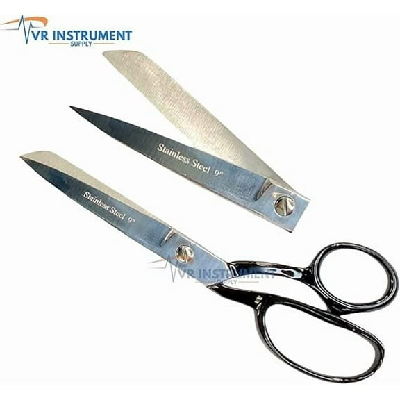 VR Instrument Supply 9 Heavy Duty Stainless Steel Tailor Upholstery Scissor Shears Utlity Sewing