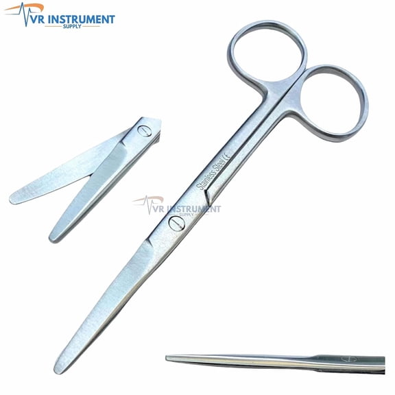 VR Instrument Supply Mayo Dissecting Blunt Scissors 5.5" Straight German Stainless CE
