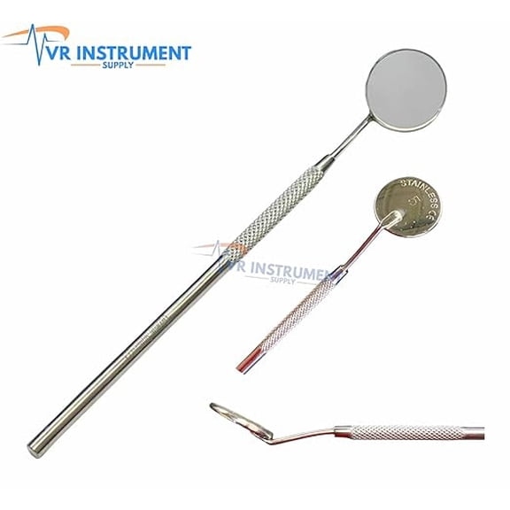 VR Instrument Supply Mirror #5 with Handle 6.5 – German Stainless CE