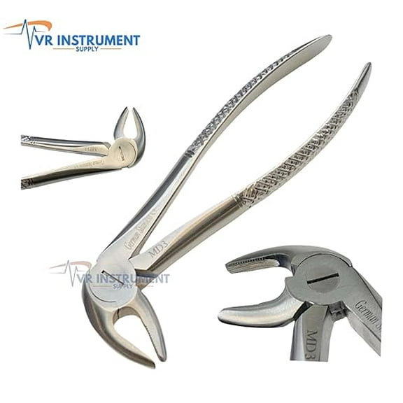 VR Instrument Supply Precision Grip Clamp Tool Forceps MD3 German Stainless CE