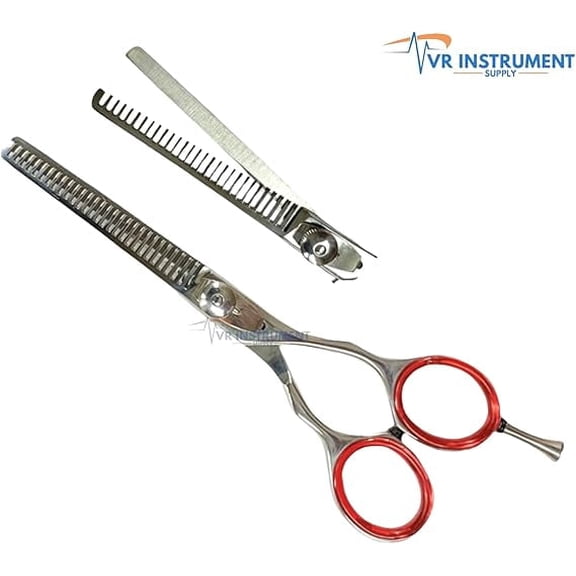 VR Instrument Supply Salon Barber Hairdressing Hair Cutting Tooth Scissors Thinning Scissor Shears 6-inch