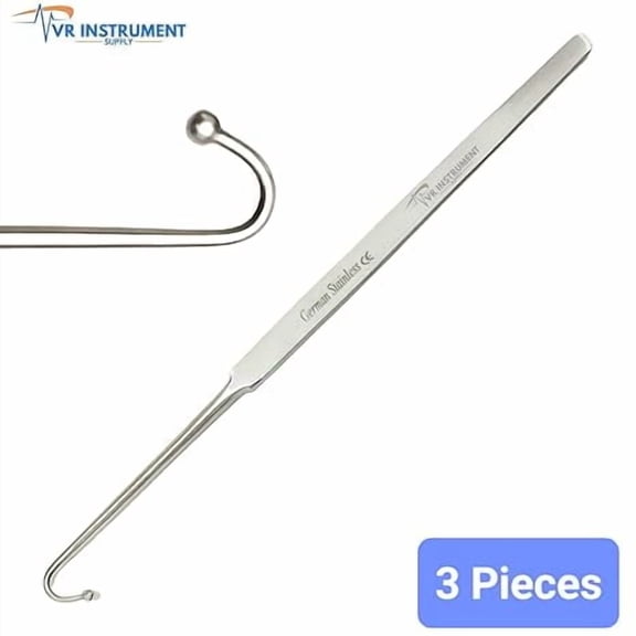 VR Instrument Supply Spay Snook Hook 6.5" German Stainless CE 3 Pcs