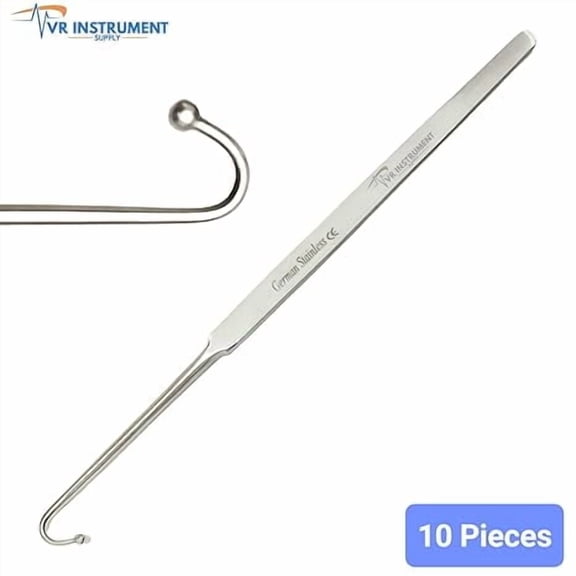 VR Instrument Supply Spay Snook Hook 6.5 Size  10 Pieces German Stainless CE