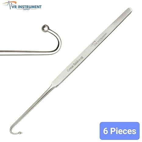 VR Instrument Supply Spay Snook Hook 6.5 Size  6 Pieces German Stainless CE