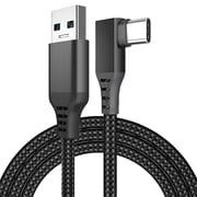 VR Link Cable for Meta Quest 3S/3/2/Pro and Pico 4/4 Ultra, USB-C to USB-C Fast Charging & Data Transfer Cable, Nylon Braided, 3m 9.8ft, Compatible with PC & SteamVR