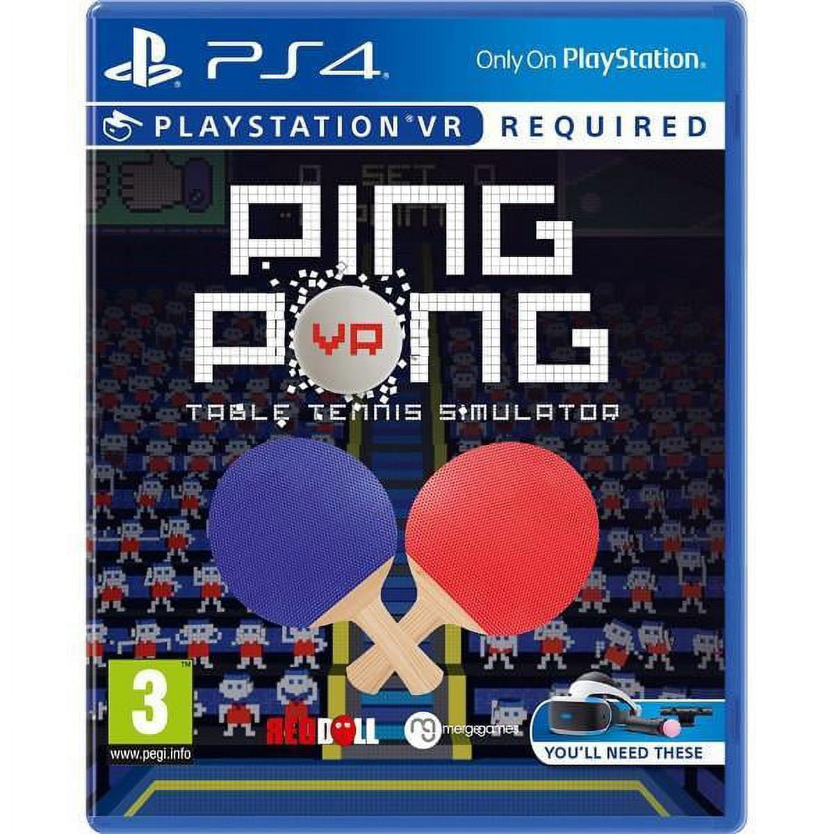 VR Ping Pong Table Tennis Simulator PSVR PlayStation 4