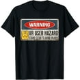 thumbnail image 1 of VR Player Virtual Reality User Hazard Gamer T-Shirt, 1 of 3