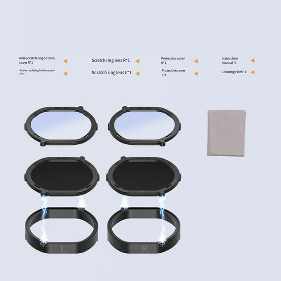 VR Prescription Lenses for PS VR2 Magnetic Protection Frame Anti Blue Light