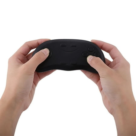 VR SHINECON Wireless Bluetooth Game Remote Controller Pad for iOS Android PC, 5.1 inches / 13 cm, Black