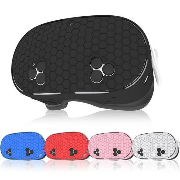 VR Shell Cover for Meta/Oculus Quest 3S - Latest All-in-One Design, , Silicone Front Headset Protector Cover Compatible with Quest 3S Accessories,Gifts for Christmas & Birthdays (Black)