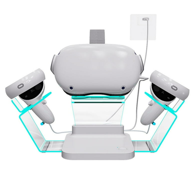 VR Stand with LED Light for Oculus Quest 2 Display Holder for