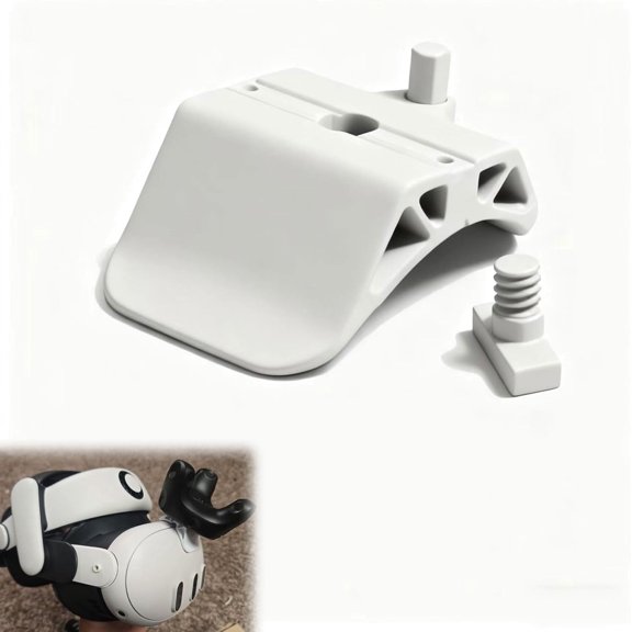 VR Tracker Mount for Meta Quest 3, Compatible with Vive Tracker and Tundra Tracker, Anti-Drift Headset Mount, Lightweight Secure Clip, Full Body Tracking Accessory