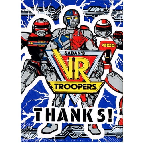 VR Troopers Vintage 1994 Thank You Notes w/ Envelopes (8ct)