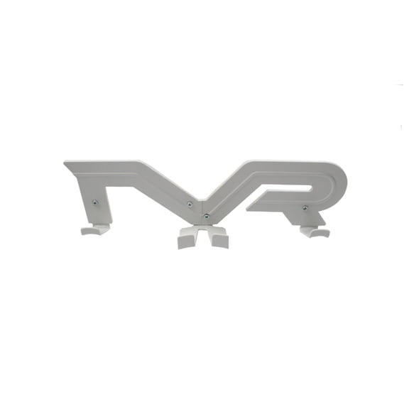 VR Wall Mount Storage Stand, Compatible with VR MR XR Headsets and Controllers(White)