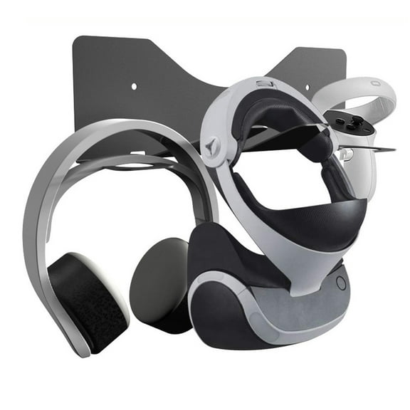 VR Wall Mount Storage Stand Hook - for Meta/Oculus Quest 2 - Rift - Rift-S - Quest - HTC Vive - Vive Pro - Playstation VR - Valve Index - Vive Cosmos and Mixed Reality Headsets