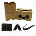 thumbnail image 1 of VR second generation cardboard new Google carton VR virtual reality 3D glasses helmet, 1 of 5