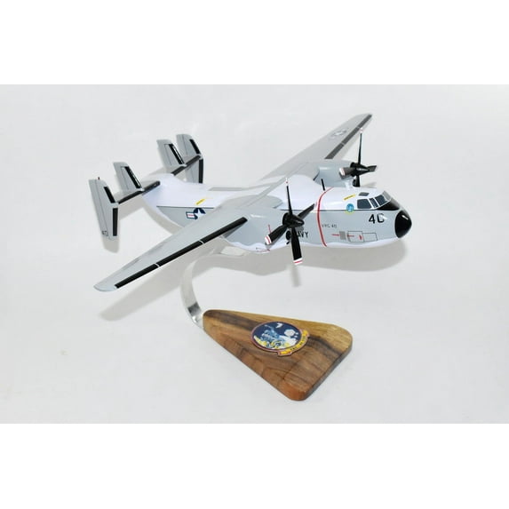 VRC-40 Rawhides 1989 C-2A Model, Greyhound Model, 1/54th Scale, Mahogany, Navy, COD