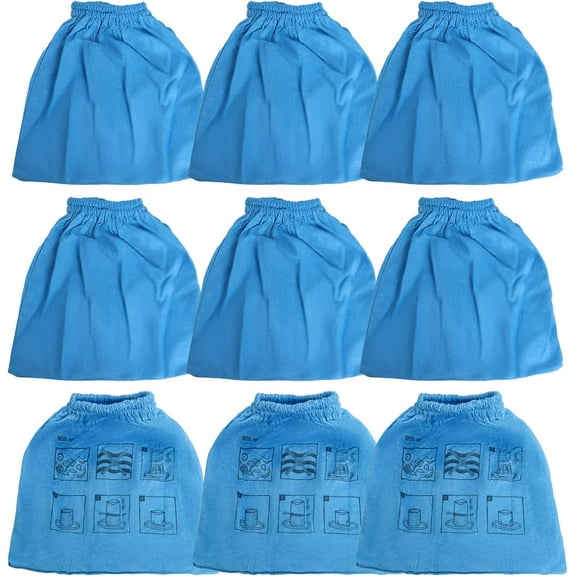 VRC5 Cloth Filter Bags for Vacmaster 4 to 16 Gallon Wet/Dry Vacuums , 9 Pack