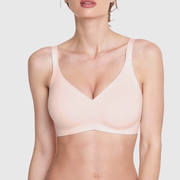 VRCOMFY Breathable Wireless Bra for Women Breathe Bloom Comfort Lift T Shirt Bra