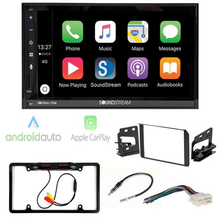 VRCPAA-70M 7" Double DIN Bluetooth CarPlay Android Dash Kit for 1999-2000 Escalade