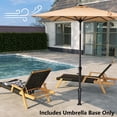 thumbnail image 1 of VREDHOM Patio Market Umbrella Base Stand for Garden Deck Porch - 4.3 in L * 4.3 in W * 14.2 in H Black, 1 of 5