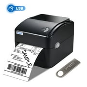 VRETTI Black 4 x 6 Thermal Shipping Label Printer, Label Printer for Shipping Packages, Compatible with Shopify, USPS, Fedex.