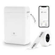 VRETTI HP2 Label Maker Machine with Tape, Portable Bluetooth Label Printer, Small Sticker Printing Machine Compatible with iOS + Android,Easy to Use Inkless Rechargeable heat for Home Office