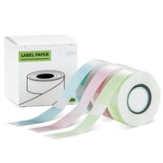 VRETTI  HP2 Label Maker TapeCompatible Pink/blue/Green Sticker Thermal Paper Self-Adhesive Label Tape,14mm x 40mm (0.55inch x 1.57inch)160 Labels/Roll, 3 Roll