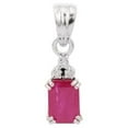 thumbnail image 1 of VRJewels 925 Sterling Silver Handmade Ruby Pendant with Diamonds Gifts for Her, 1 of 5