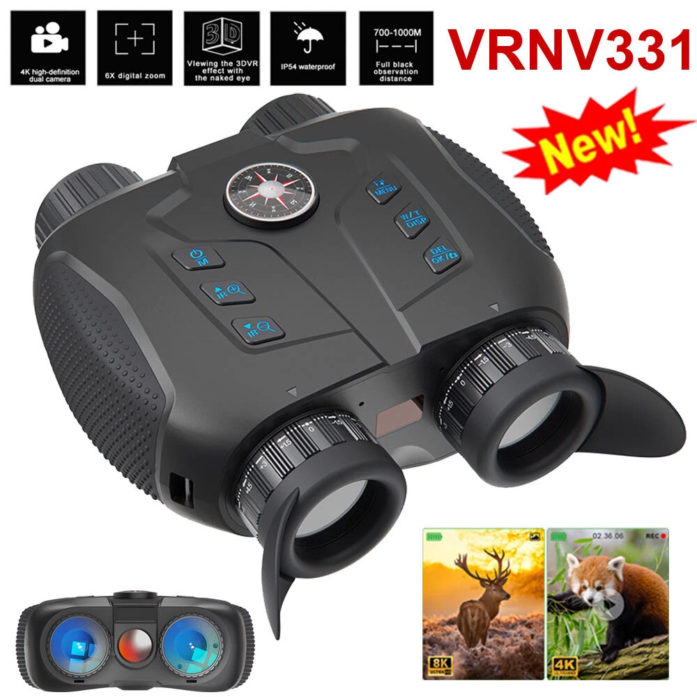 VRNV331 Naked Eye 3D VR Binocular Night Vision Device F1.2 FOV10 6X ...