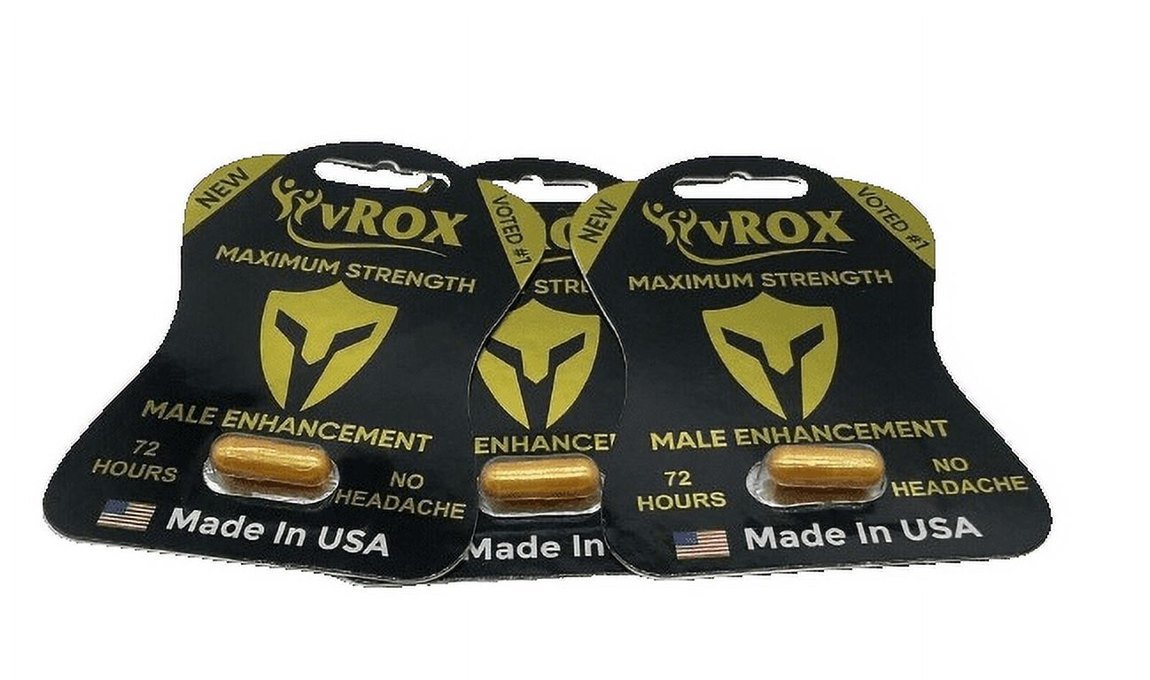 VROX Sex Pill Male Enhancement Pill 3 Pack