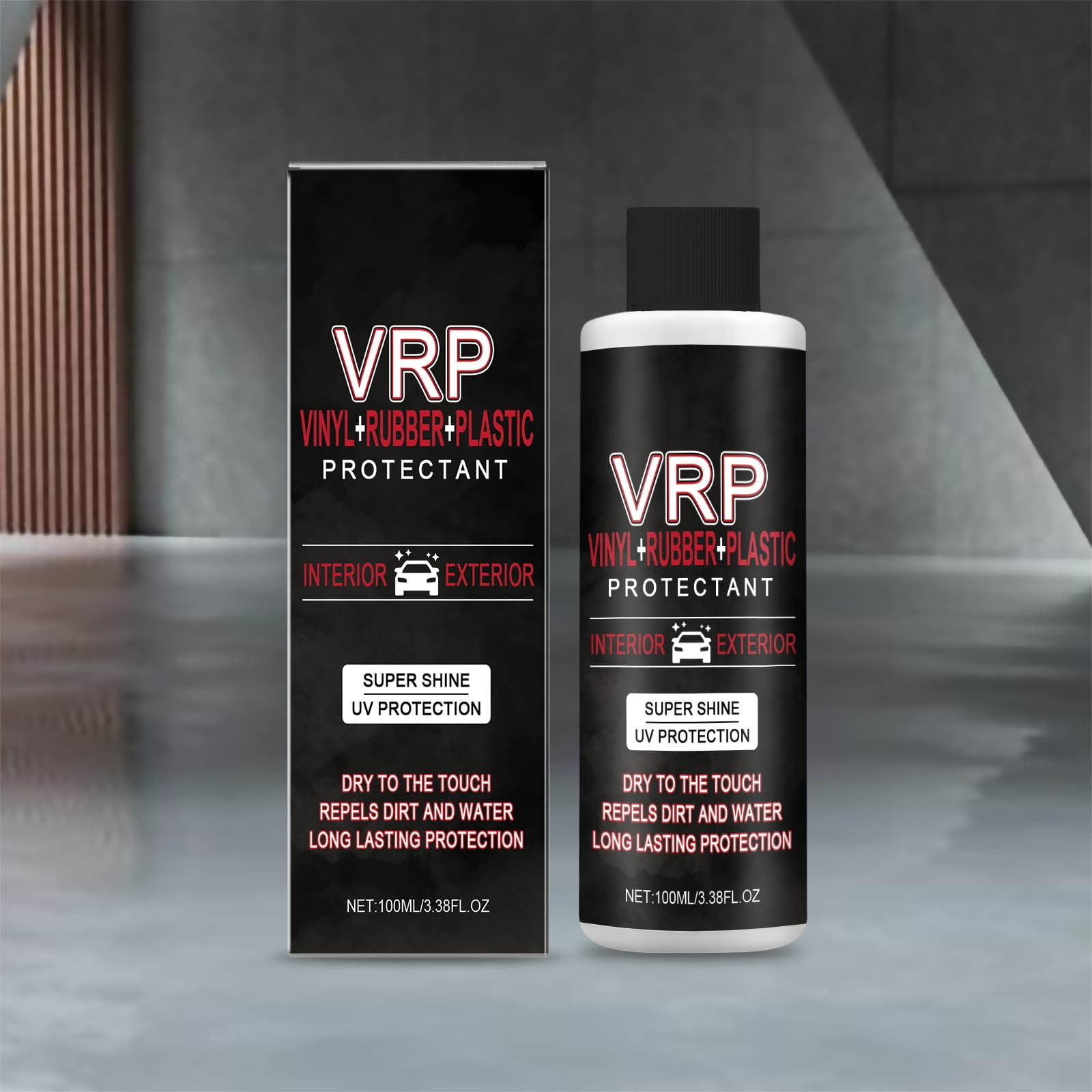 VRP Vinyl Super Shine Dressing, Rubber and Plastic Non-Greasy Dry-to-the-Touch Long Lasting Super Shine Dressing for Tires, Trim and More, Safe for Cars, Trucks, SUVs, RVs & More, 16 fl oz