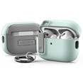thumbnail image 1 of VRS Design Airpods Case for Apple Airpods Pro 2 & 1, {Modern Lock] Hard Shell Rugged Protective Cover (Marine Green), 1 of 6