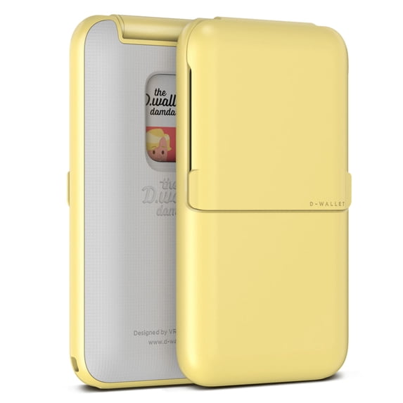 VRS Design Card Wallet, Credit Card Wallet Card Case Holder (Lemonade)