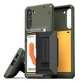thumbnail image 1 of VRS Design case for Galaxy S23 Plus Damda Glide Hybrid Groove Green, 1 of 7