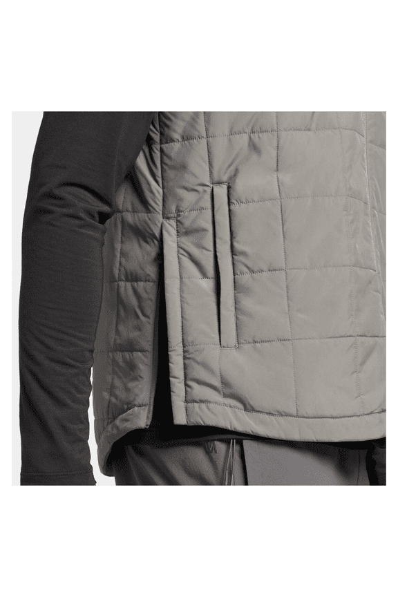 Men's Lightweight Insulated Vest, Warm Pewter, S