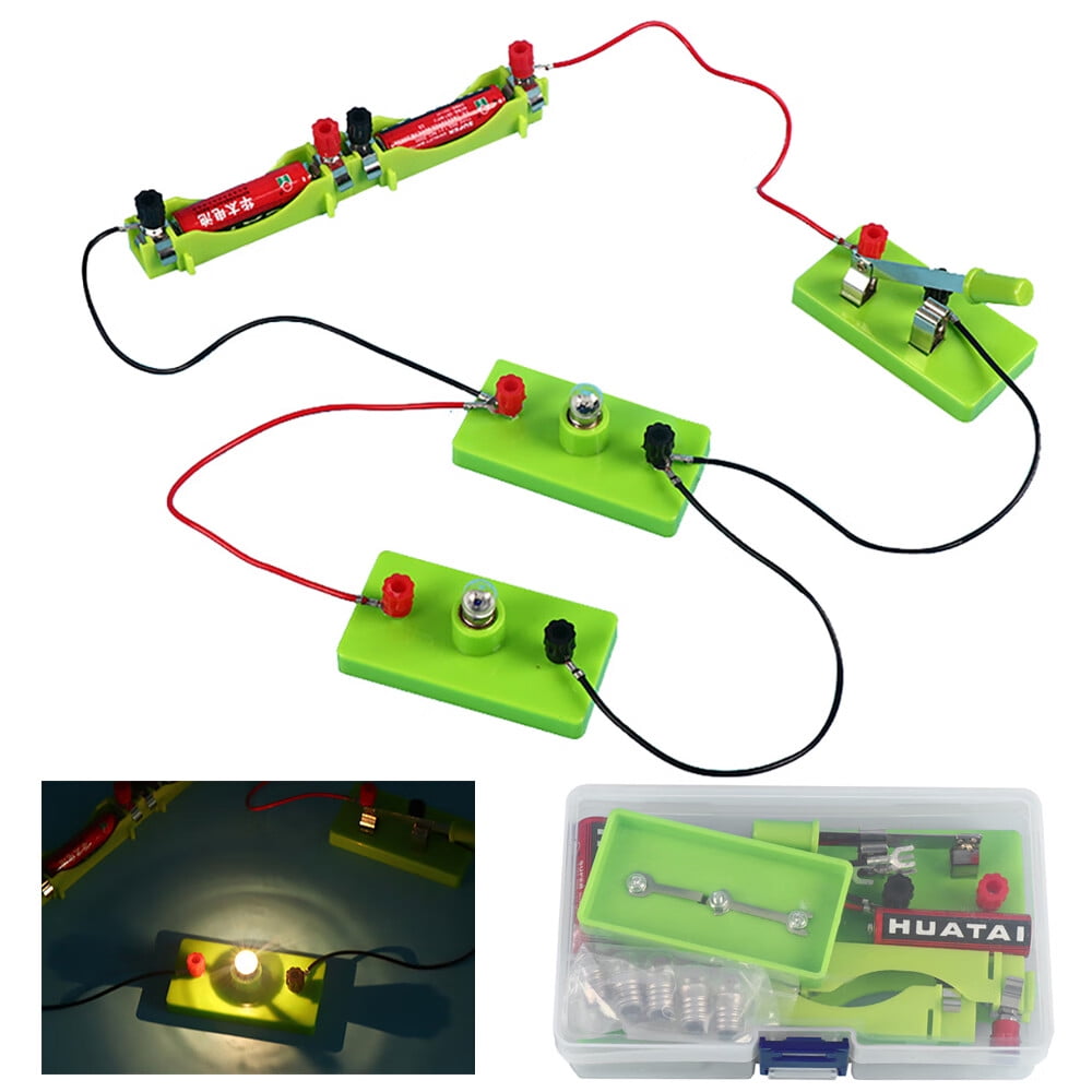 VRURC Kids Basic Circuit Electricity Learning Kit Physics Educational