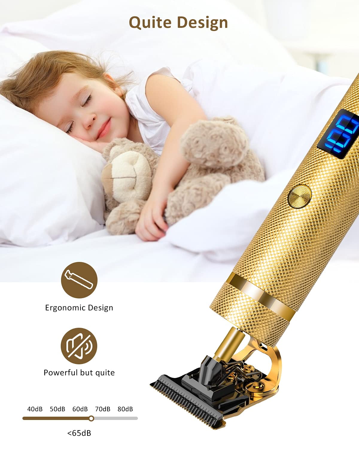 VRURC Professional TBlade Trimmer, Newest Electric Pro Cordless Beard