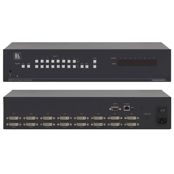 Kramer Electronics VS-88HDCPxl 8x8 HDCP Compliant DVI Matrix Switcher