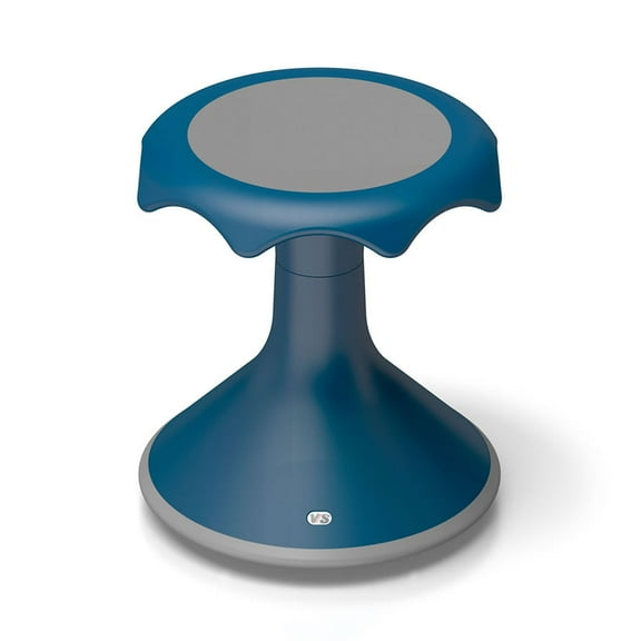 VS America Hokki Stool Flexible Ergonomic Seating - 15" Blue