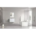 thumbnail image 1 of VSA 30" Wall Mounting Bath Vanity in White with White countertop, 1 of 4