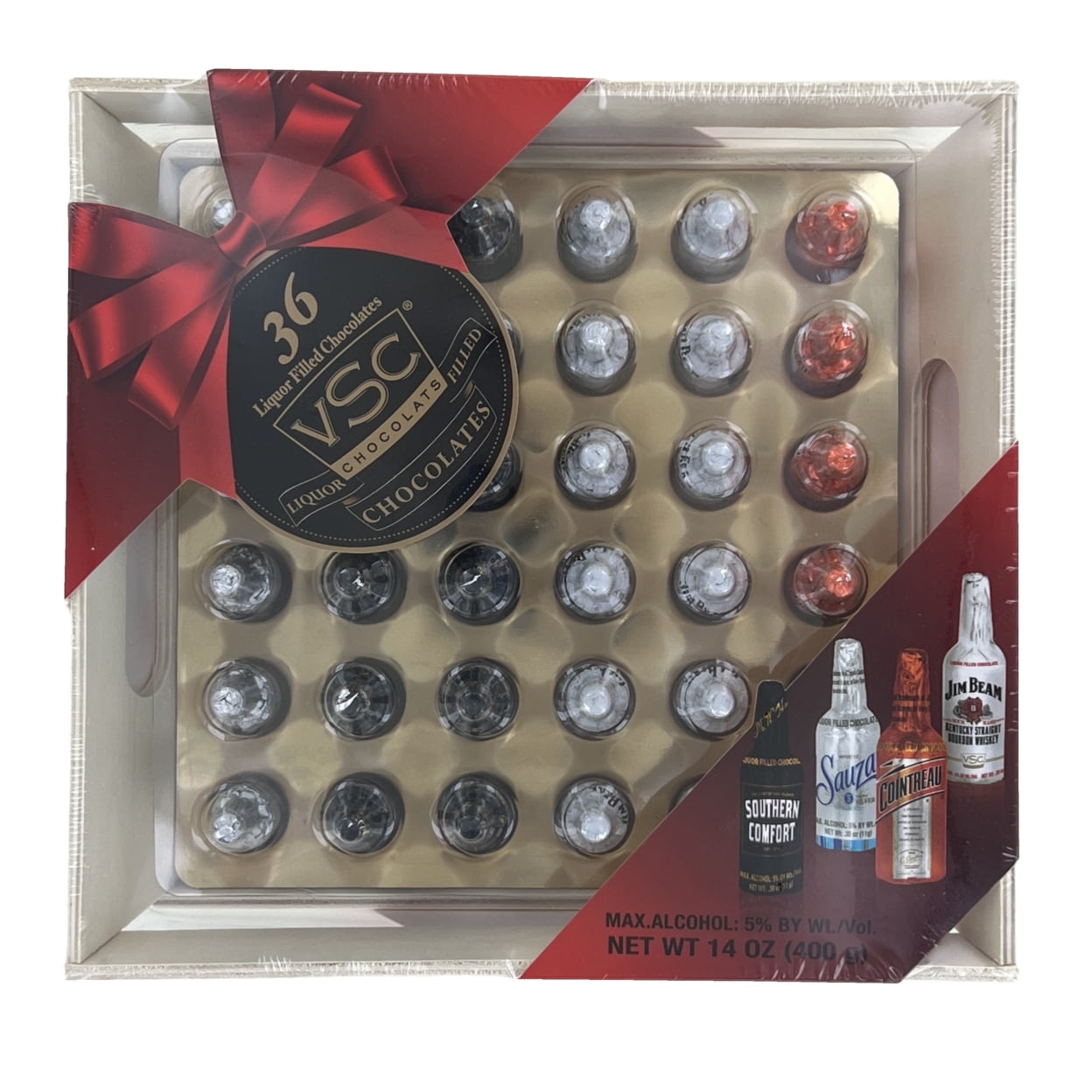 VSC Liquor Chocolates Cremes (36 Count)